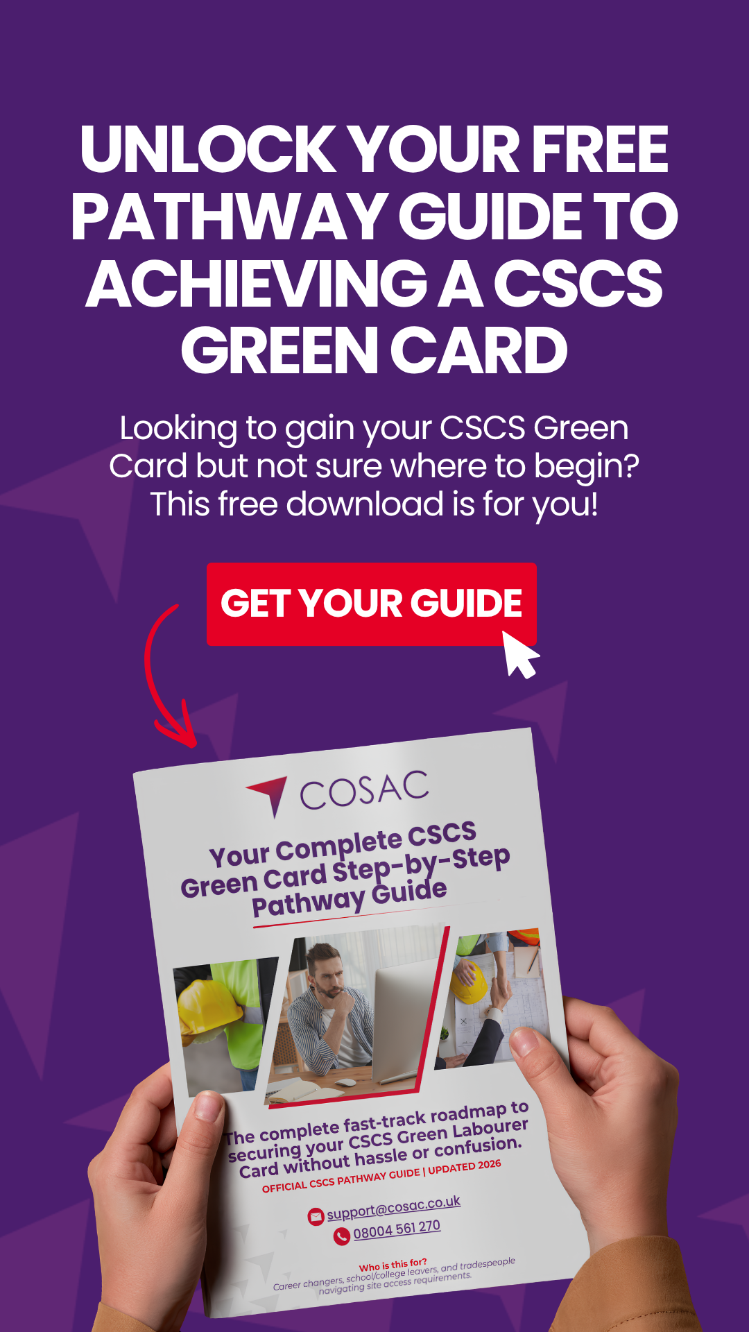 COSAC - The Compliance & Skills Academy Ltd Facebook ad: Download your free 3-step pathway today!