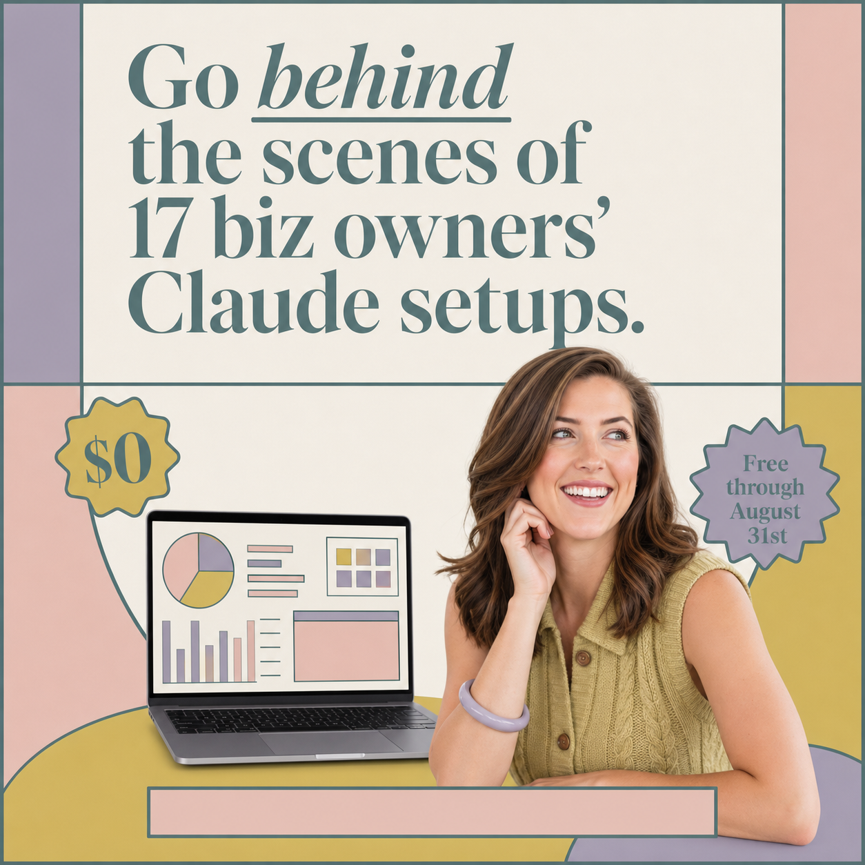 Kate Kordsmeier Facebook ad: Claude AI for YOUR business