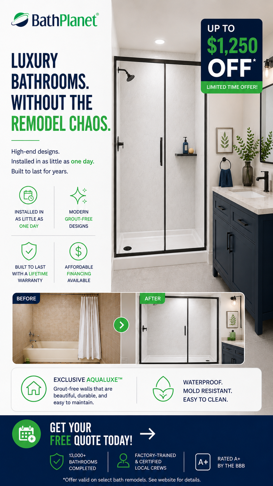 Bath Planet by Leaf Home Facebook ad from Jun 24, 2026