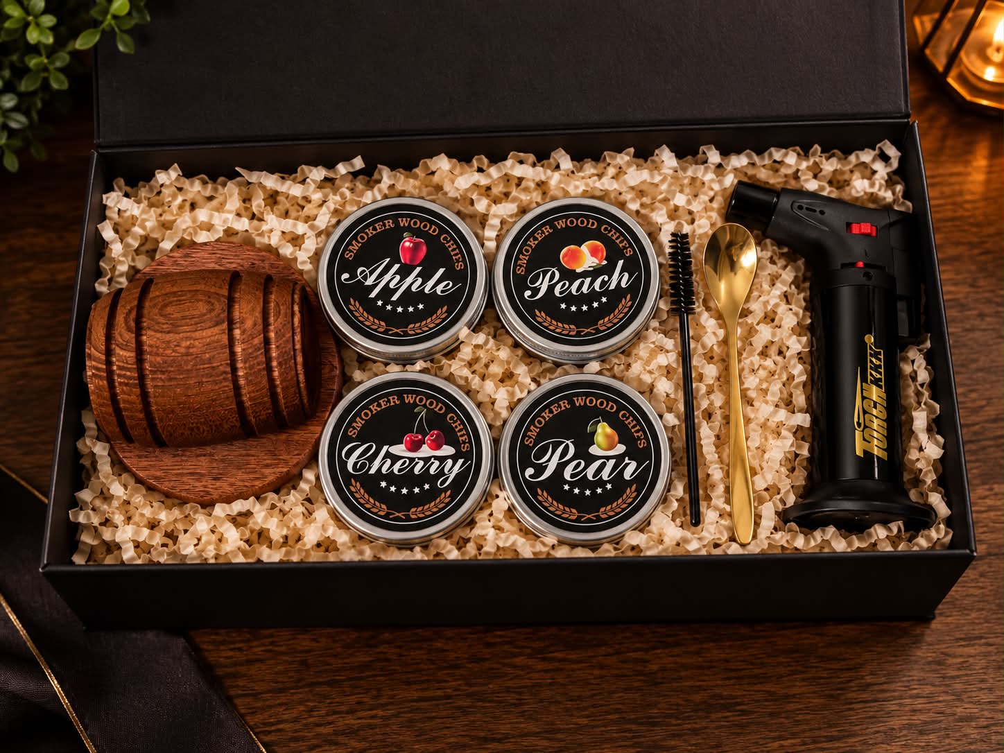 Whiskey Smoker Kit & Hookah’s - ვისკის შესაბოლი ნაკრები და ჩილიმები Facebook ad: განსხვავებულ სასაჩუქრე ბოქს ეძებ