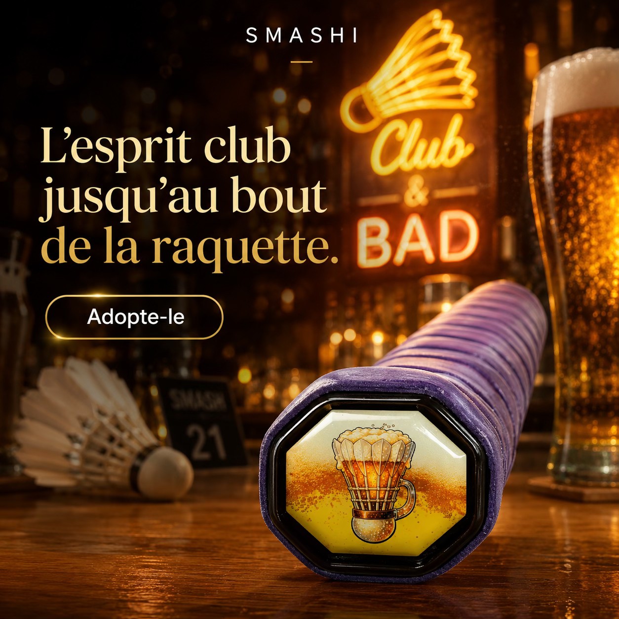 Passion Badminton Facebook ad: Si tu joues au badminton en club, ce…