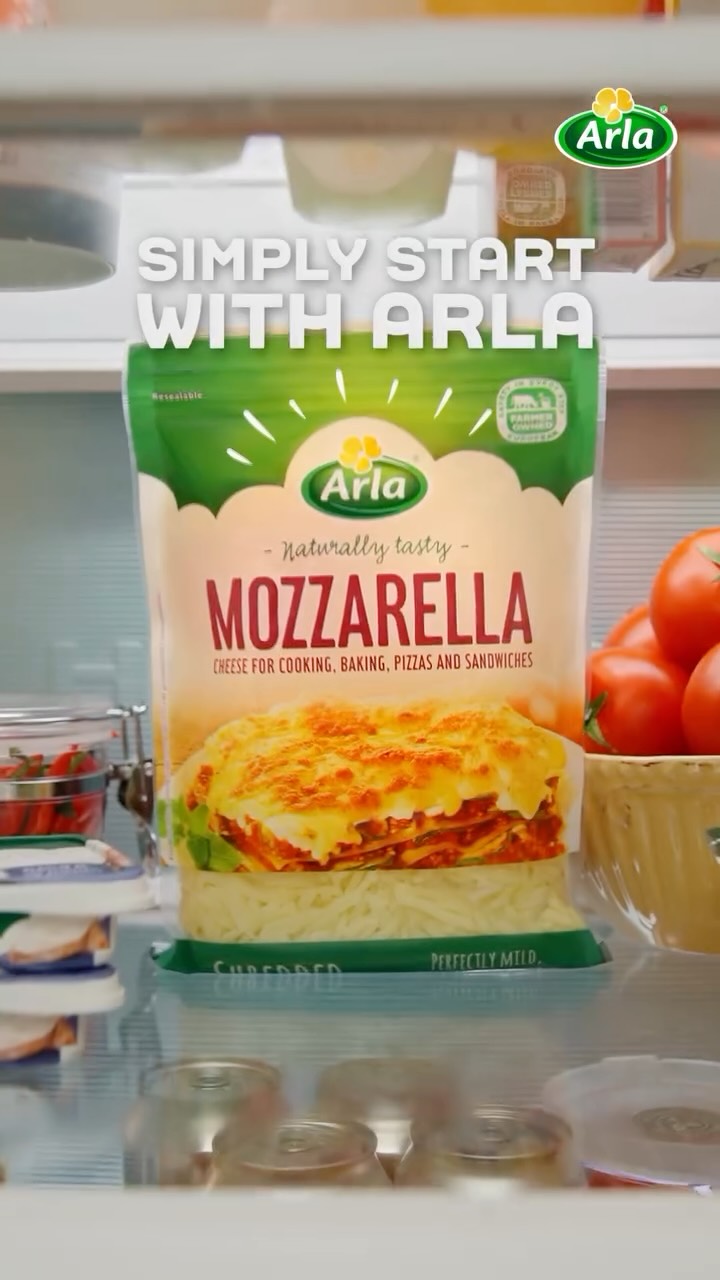 Arla Facebook ad: Sederhana, namun tetap istimewa, dengan Arla Mozzarella.