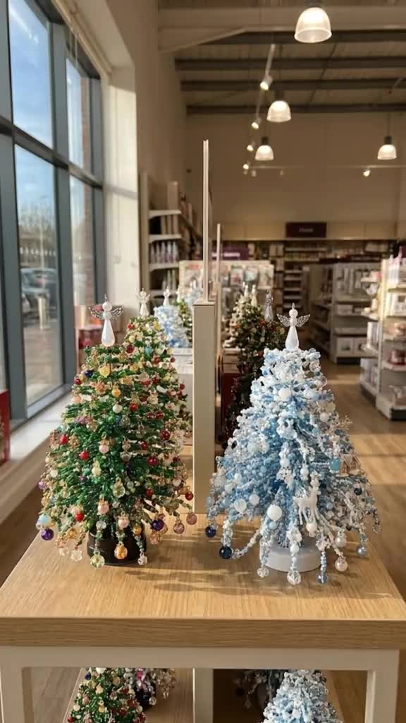 Cozyfolk Facebook ad: Tiny tree, maximum Christmas sparkle.