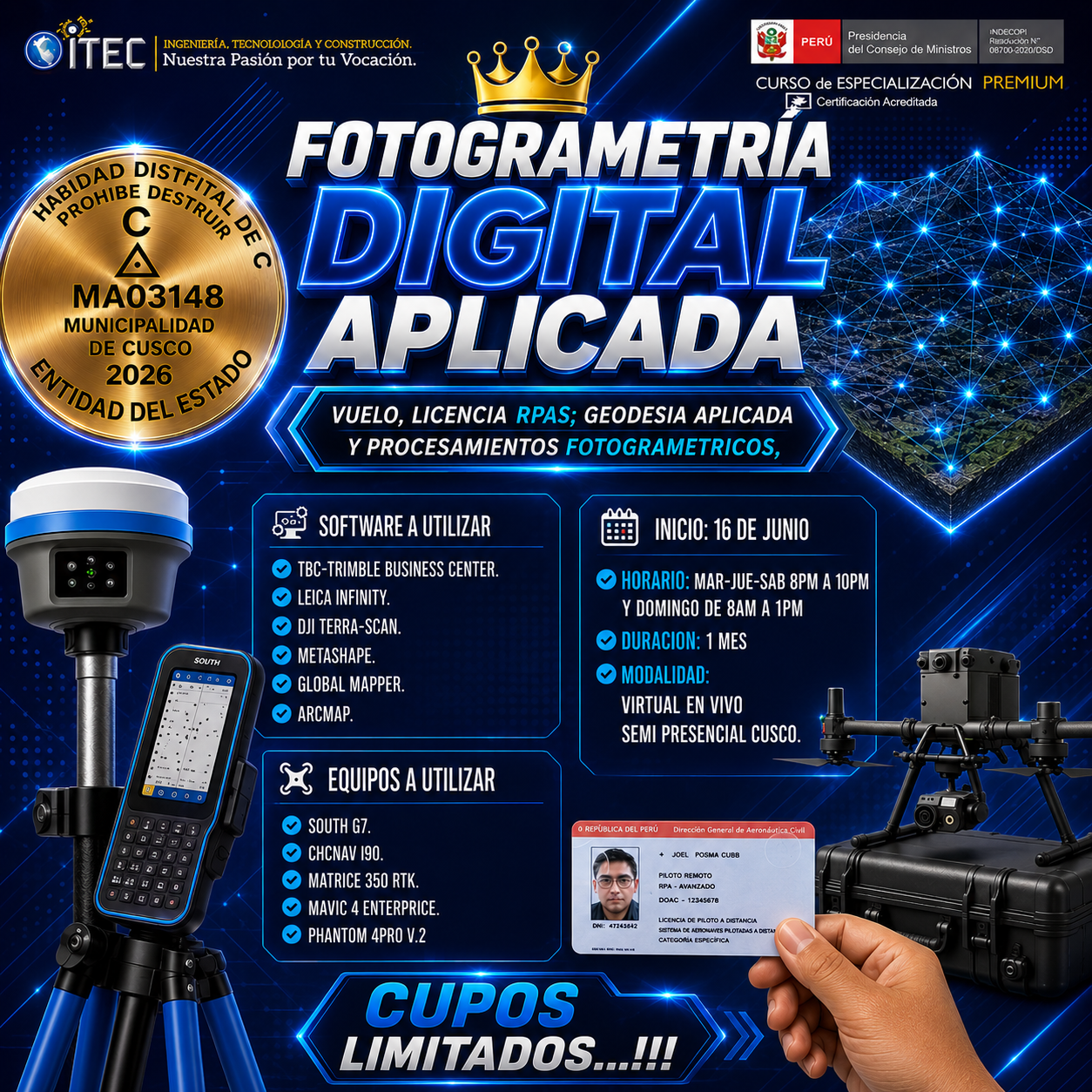 ITEC - SEDE Principal. Facebook ad from Jun 3, 2026