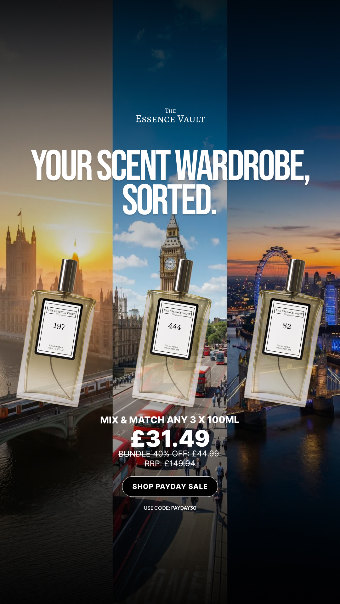 The Essence Vault Facebook ad