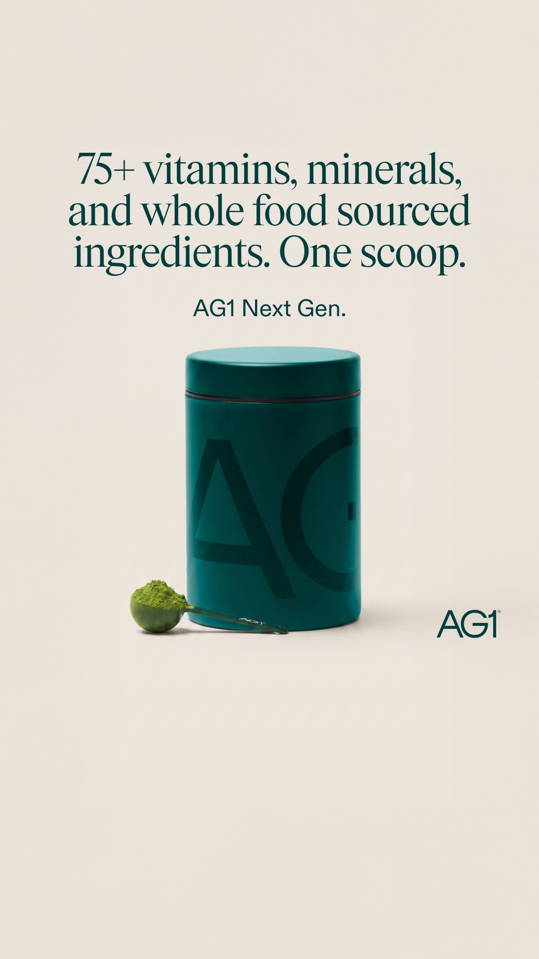 AG1 by Athletic Greens Facebook ad