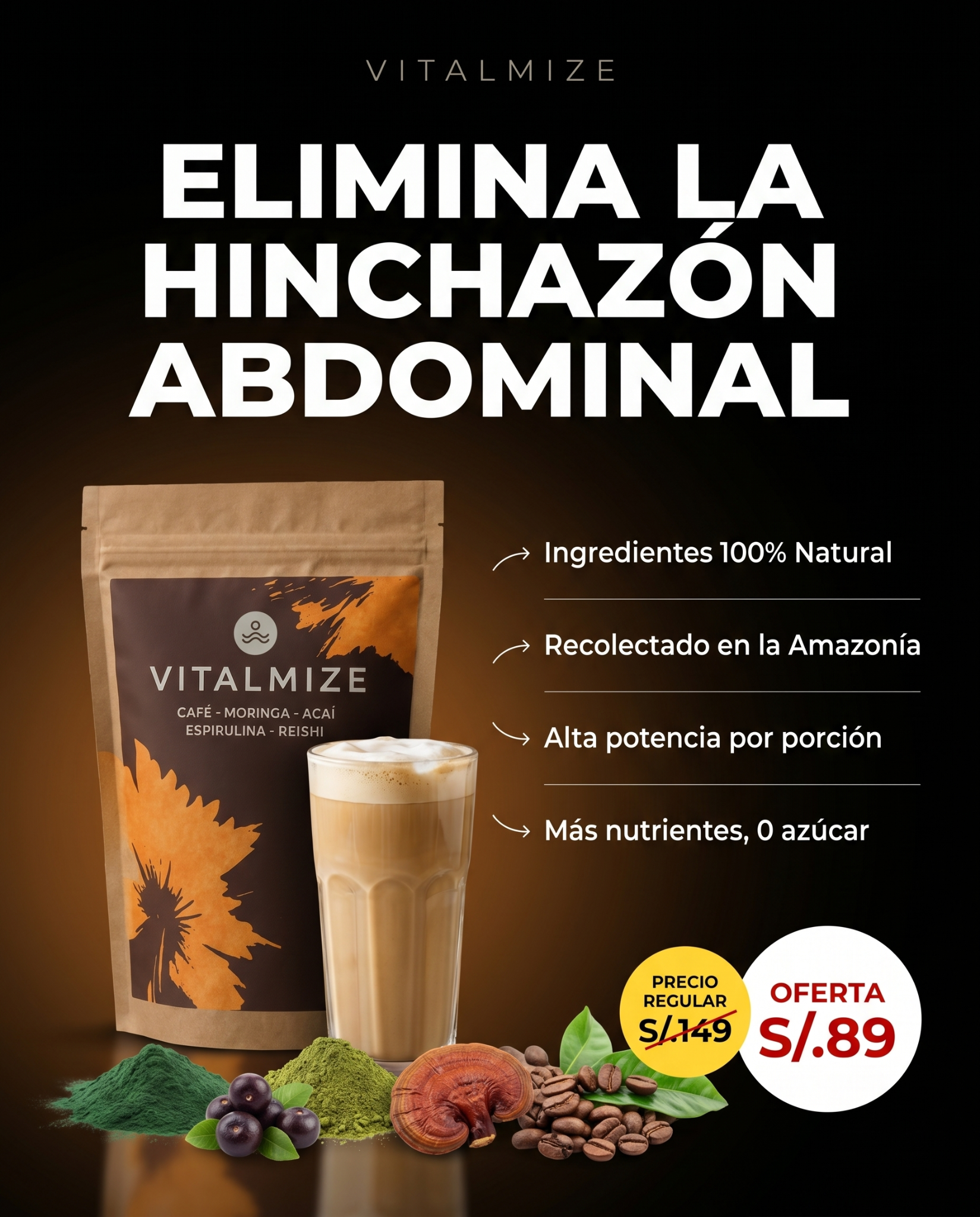 Vitalmize Perú Facebook ad