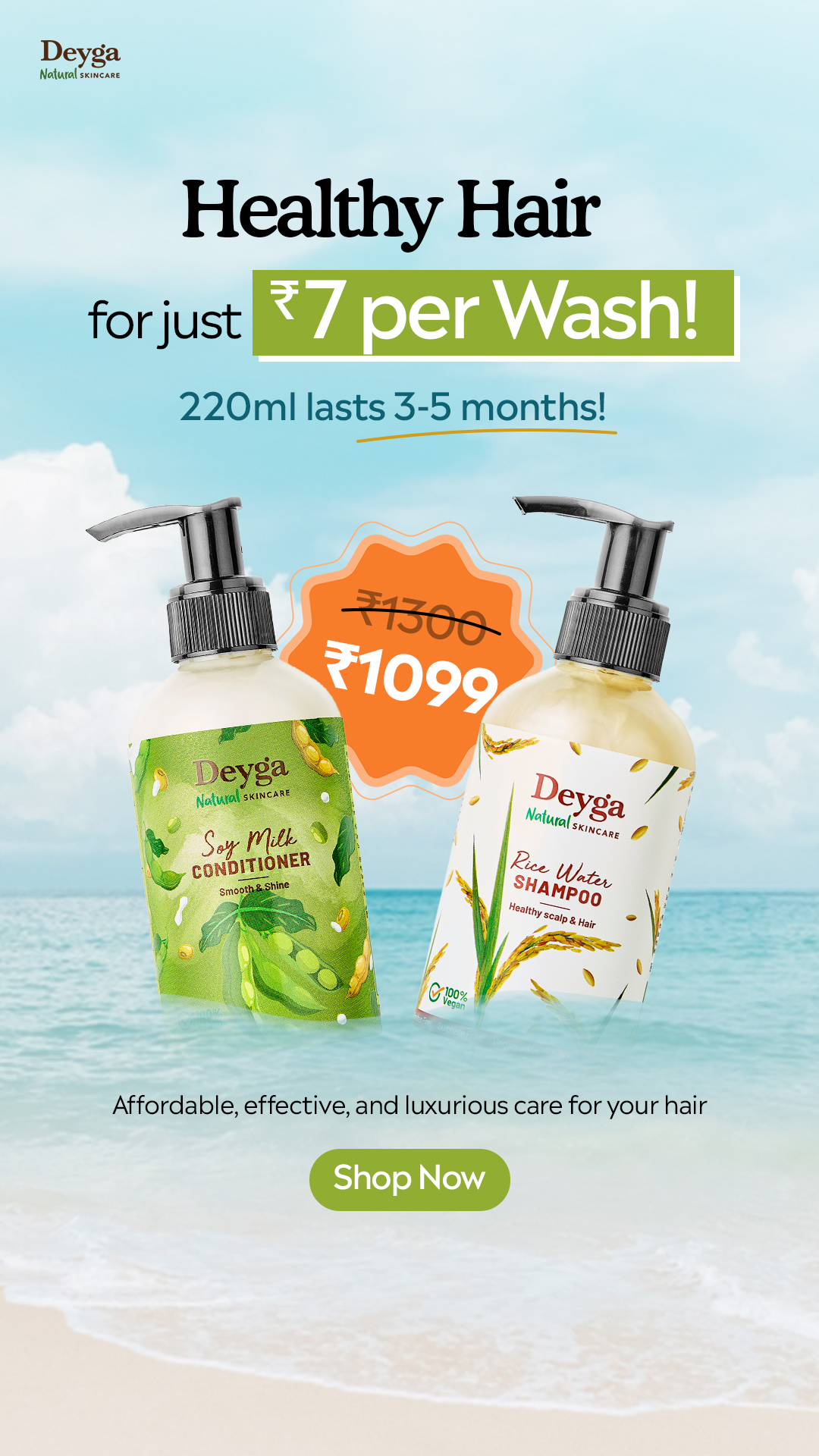 Deyga Organics Facebook ad
