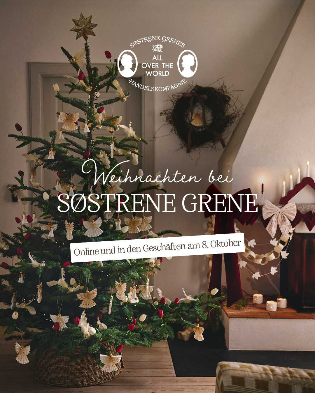 Søstrene Grene Facebook ad: Vormerken: Den 8.10.!