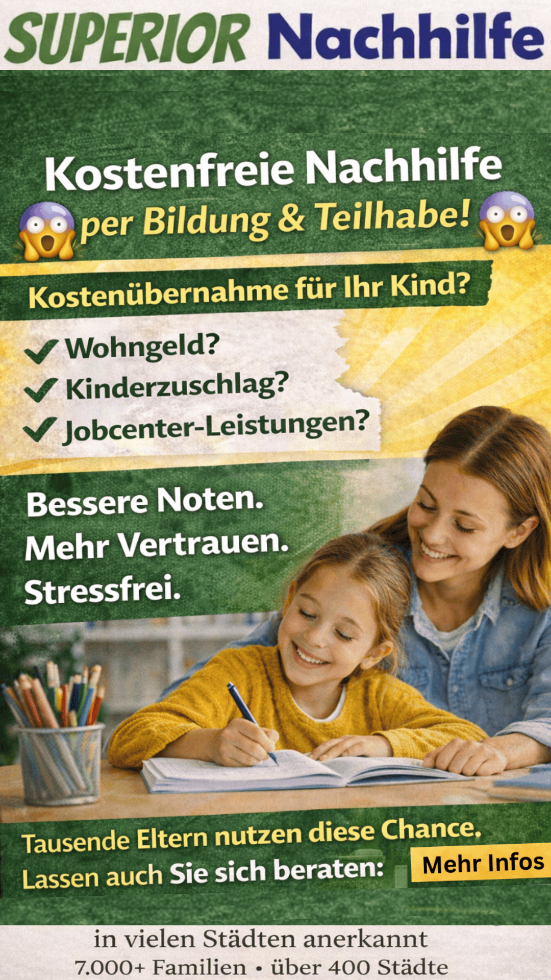 Superior Nachhilfe Facebook ad