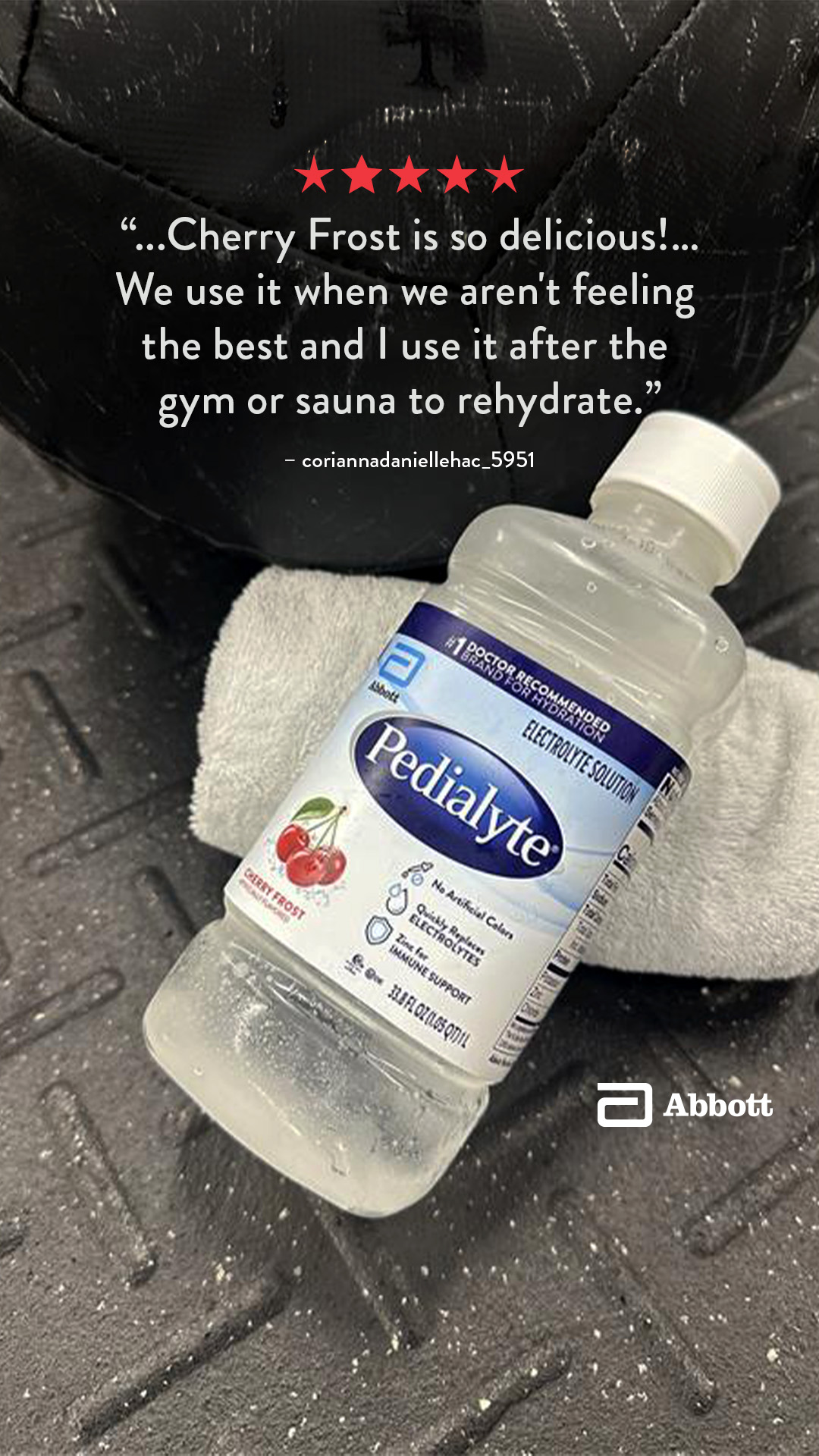 Pedialyte Facebook ad from Dec 31, 2025