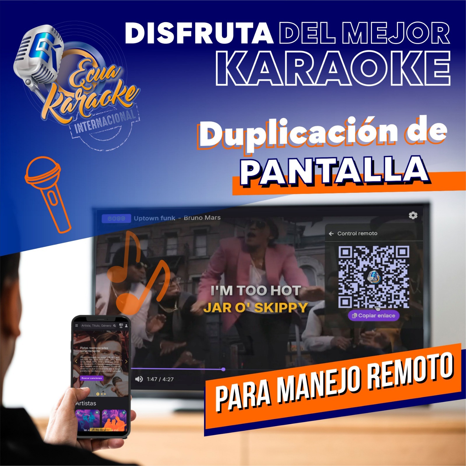 Ecuakaraoke Internacional Facebook ad: Karaoke como de verdad te mereces