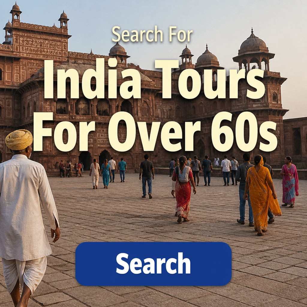 Travel Ideas Facebook ad: Search for India Tours For Over 60s