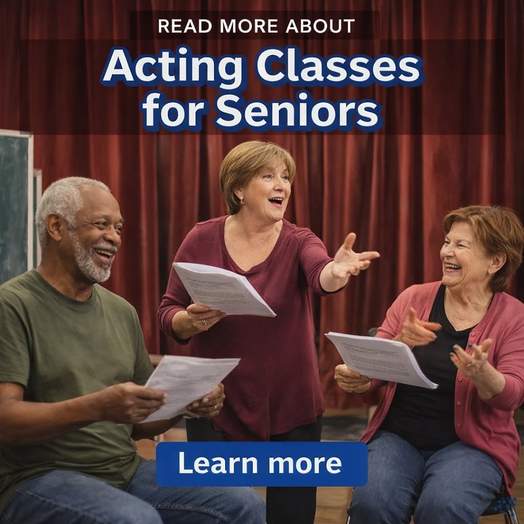 Bargain Bloom Facebook ad: Understanding Acting Classes for Seniors