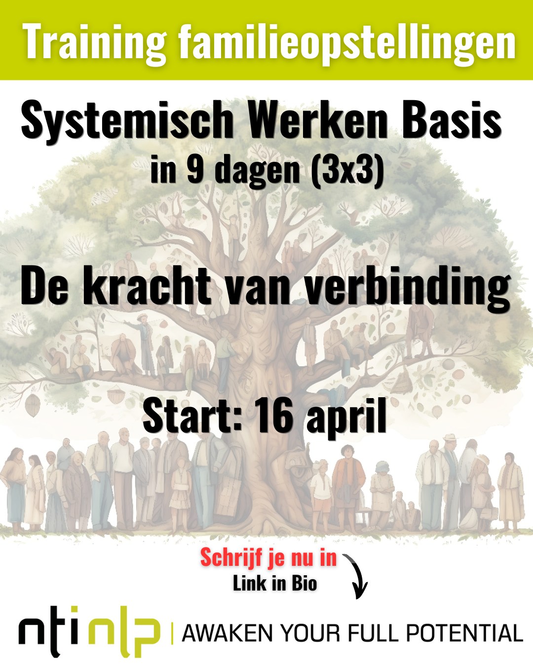 NTI NLP Facebook ad: 32 jaar NTI NLP: hét instituut voor persoonlijke…