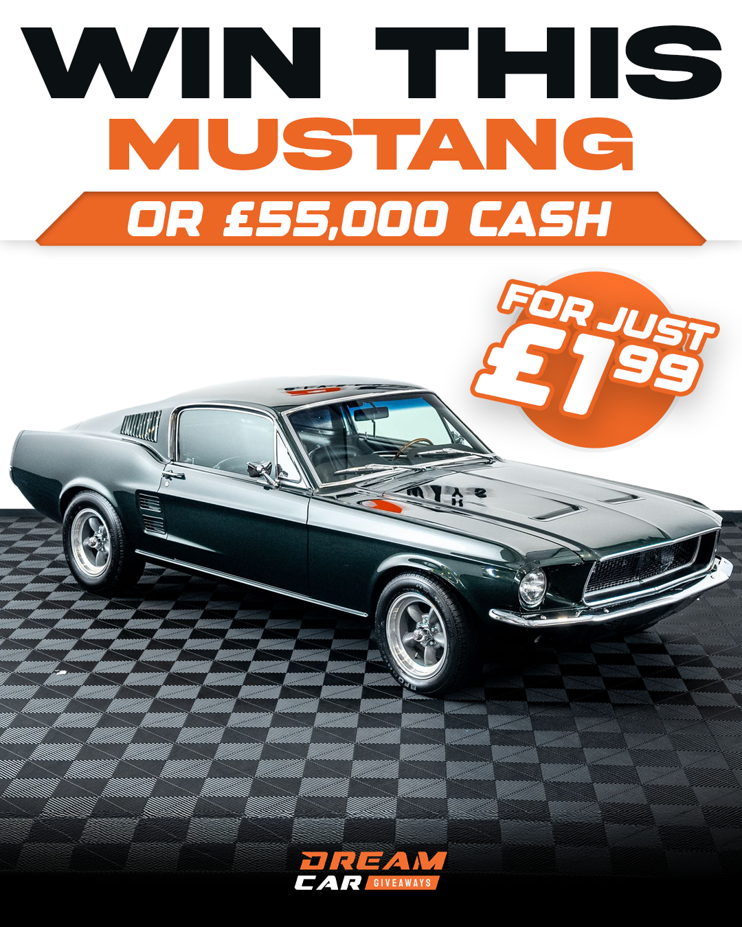 Dream Car Giveaways Facebook ad