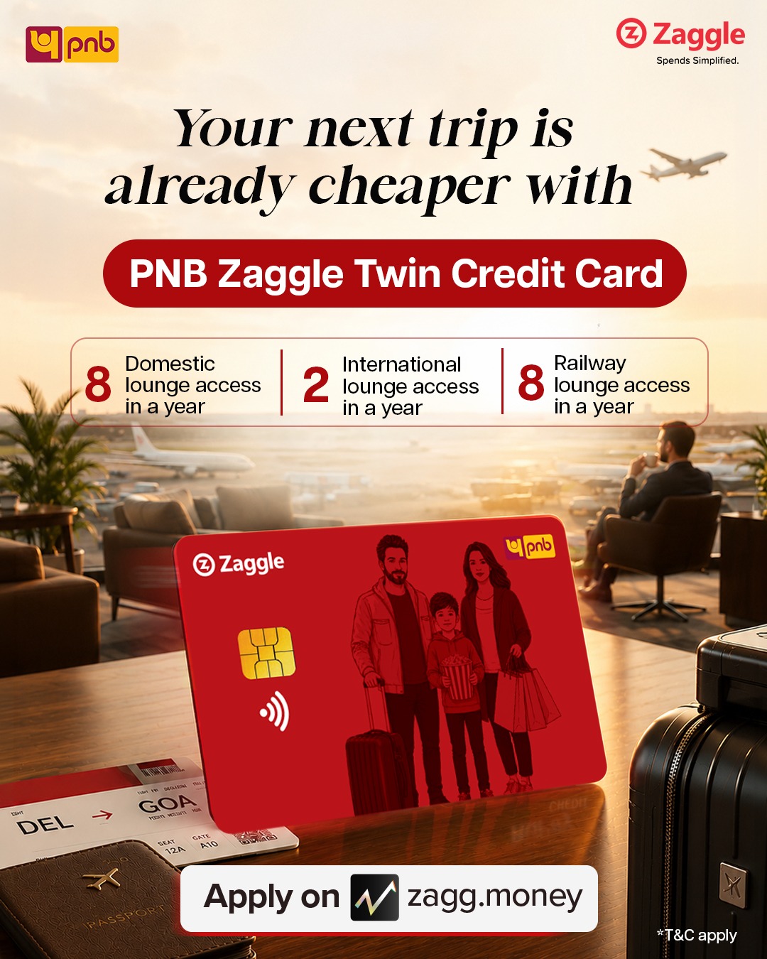 Zagg money Facebook ad: Best Lounge Card of 2026