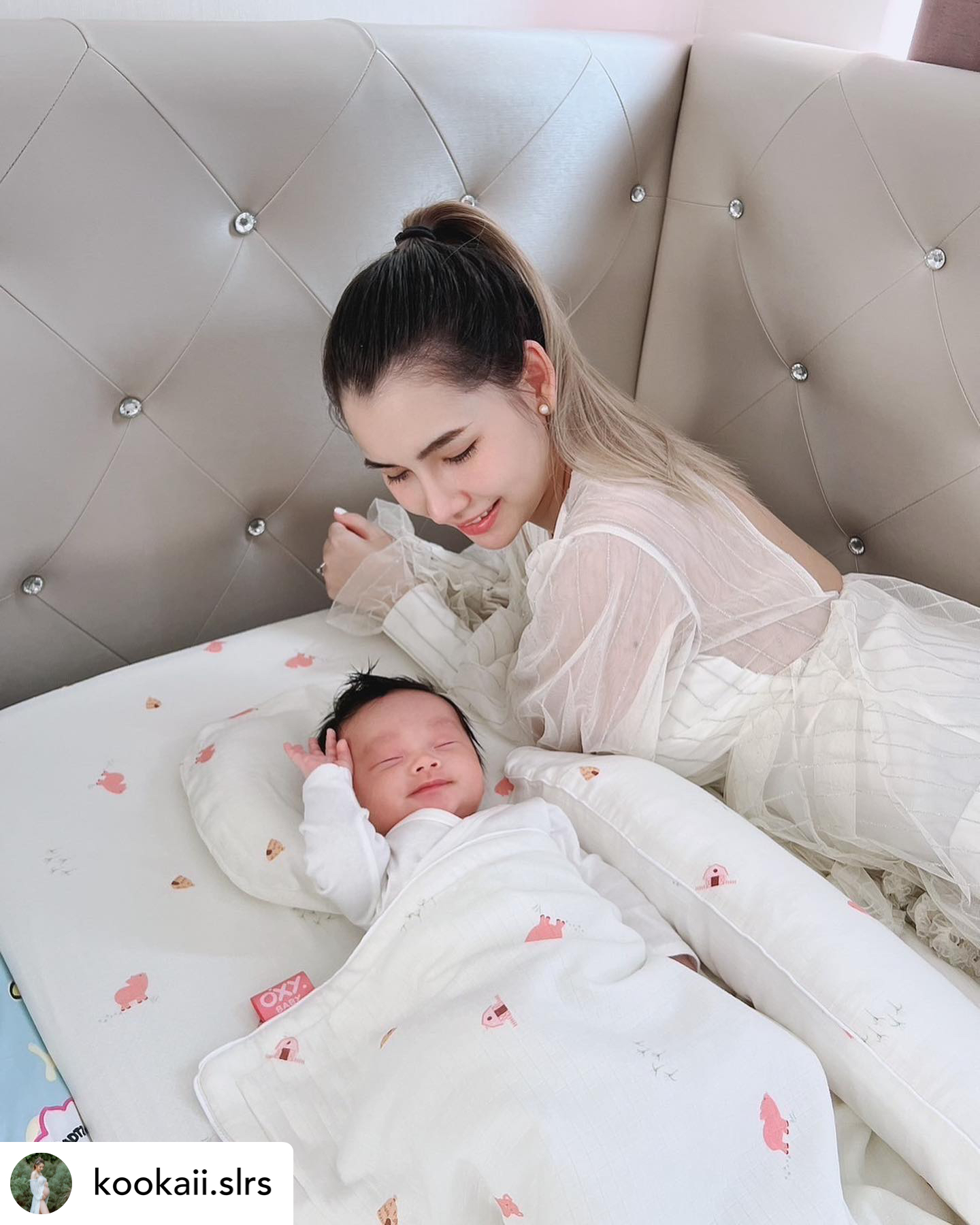 OXY Baby หมอนและที่นอนเด็ก หายใจผ่านได้ นุ่มสบาย สะอาด ปลอดภัย Facebook ad: แม่เป็นห่วงผม ผมรู้นะครับ