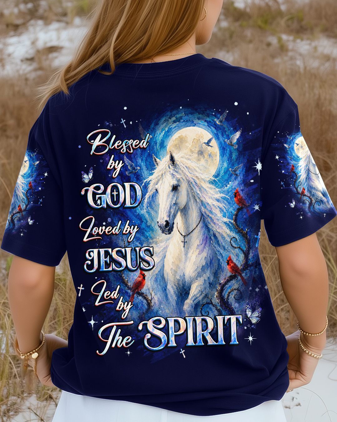 Faith Hope Love Facebook ad: 𝗕𝗟𝗘𝗦𝗦𝗘𝗗 𝗕𝗬 𝗚𝗢𝗗, 𝗟𝗢𝗩𝗘𝗗 𝗕𝗬 𝗝𝗘𝗦𝗨𝗦…