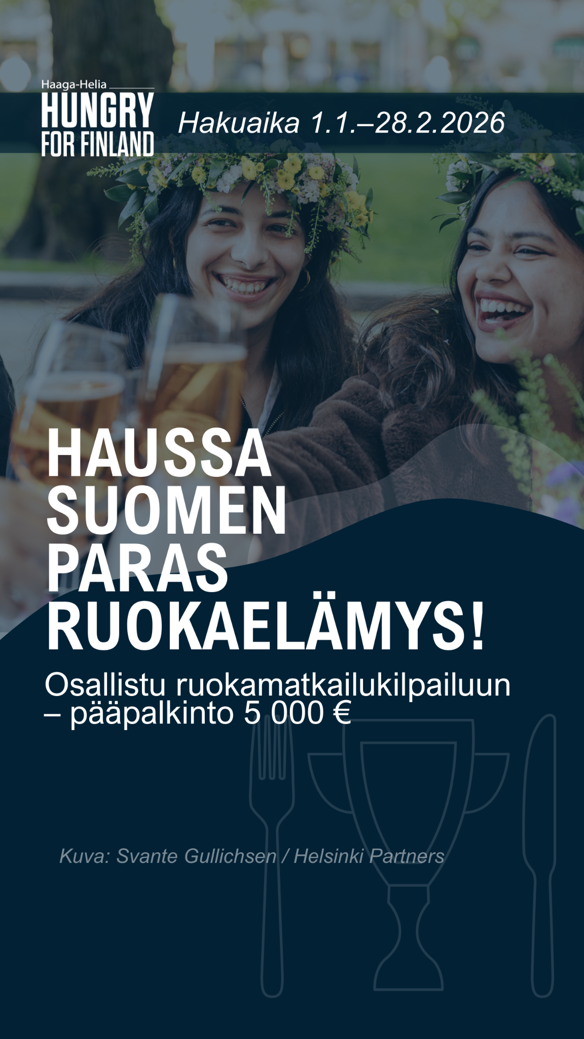 Haaga-Helia University of Applied Sciences Facebook ad from Jan 1, 2026