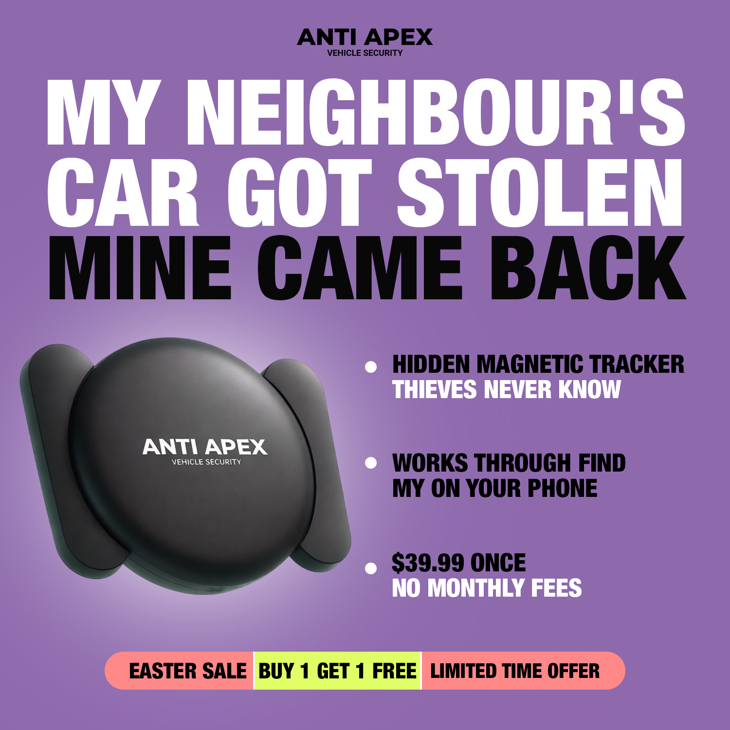 ANTI APEX CO Facebook ad