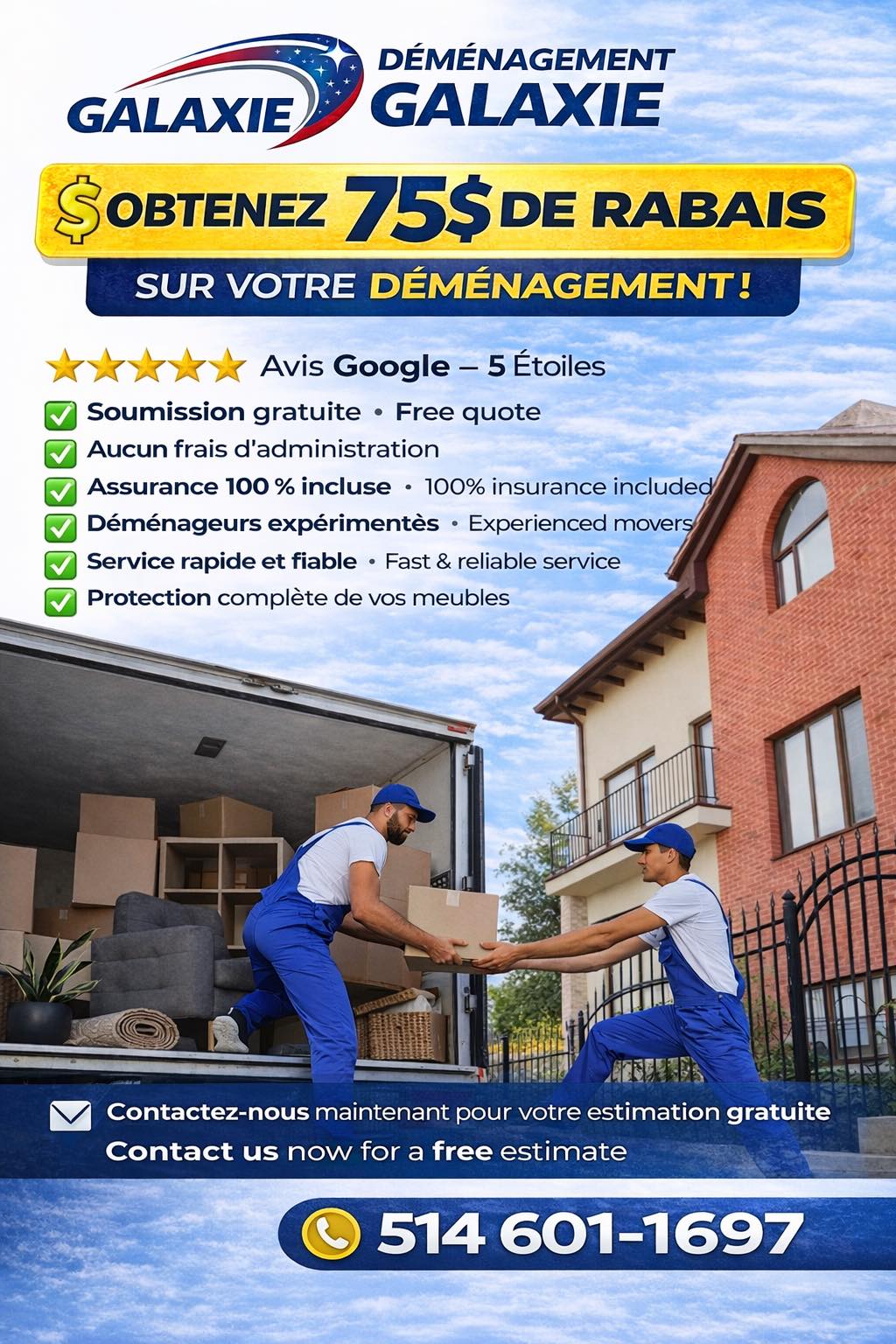 Demenagement galaxie Facebook ad