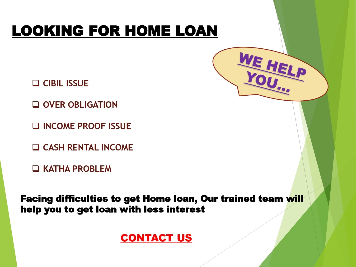 Andromeda Loans Facebook ad: Facing Issues Getting a Home or Mortgage Loan?