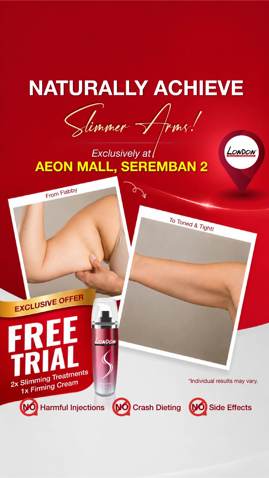 London Weight Management Malaysia Facebook ad