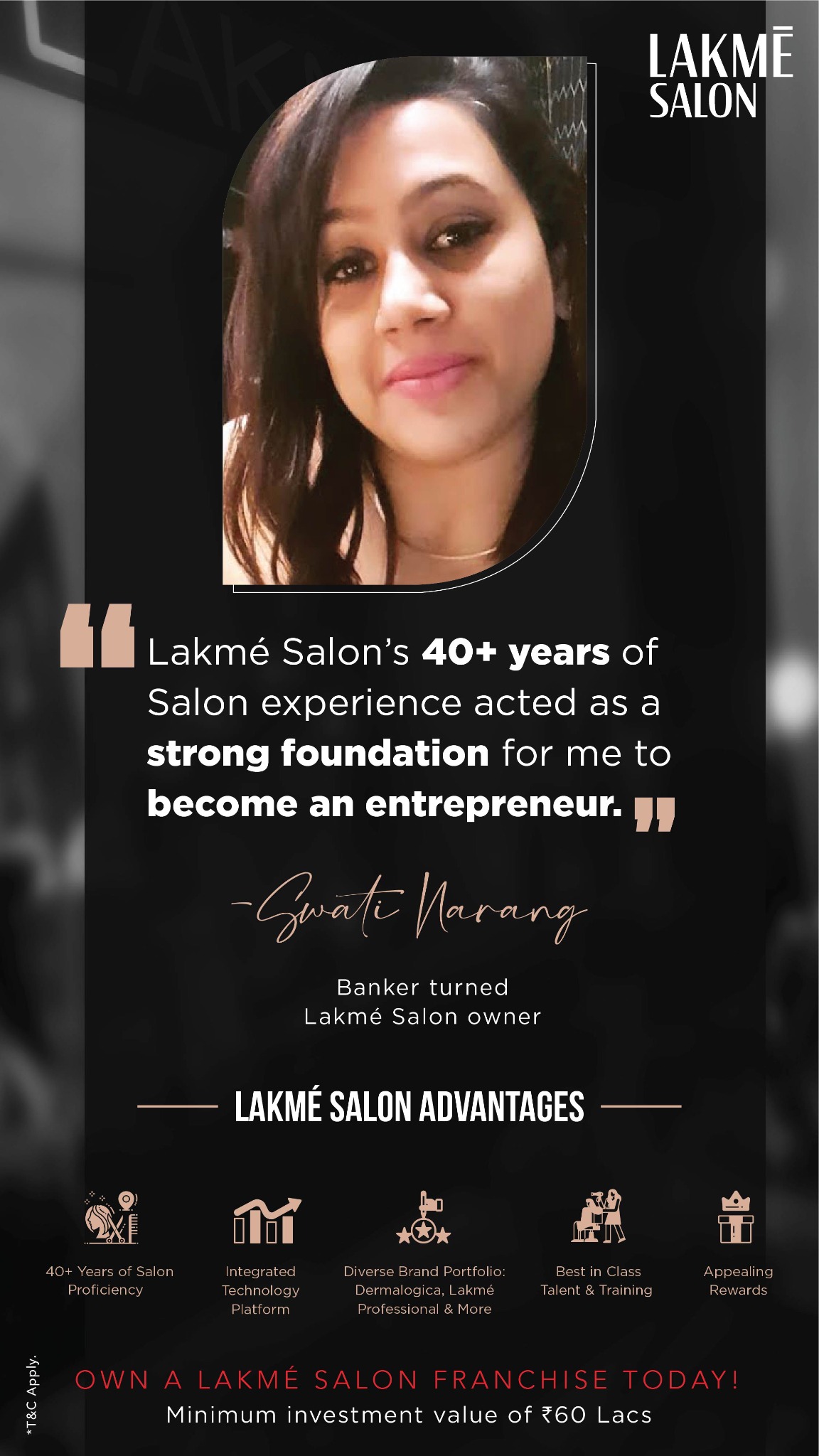Lakme Salon Facebook ad