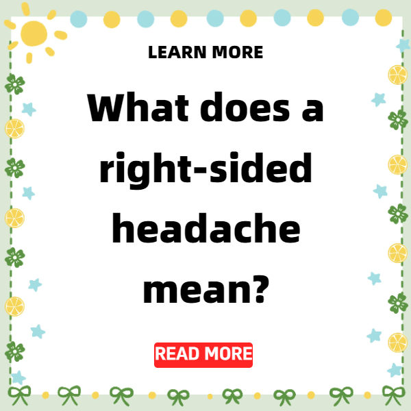 Popular Searches Facebook ad: Read More About What a Right-Sided Headache Means