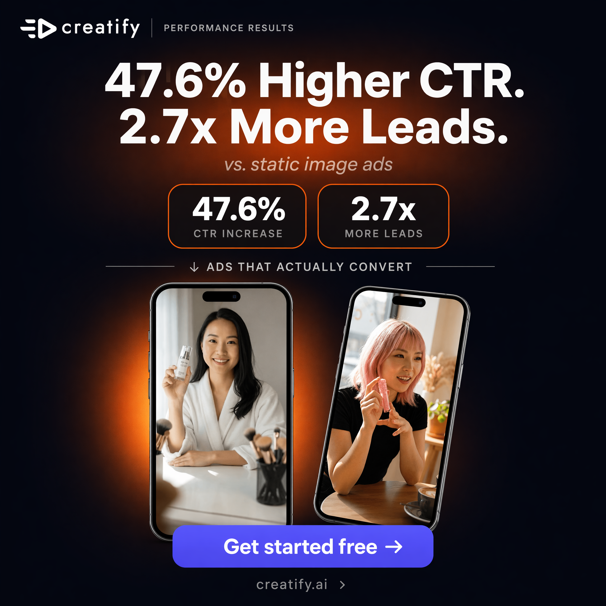 Creatify AI Facebook ad