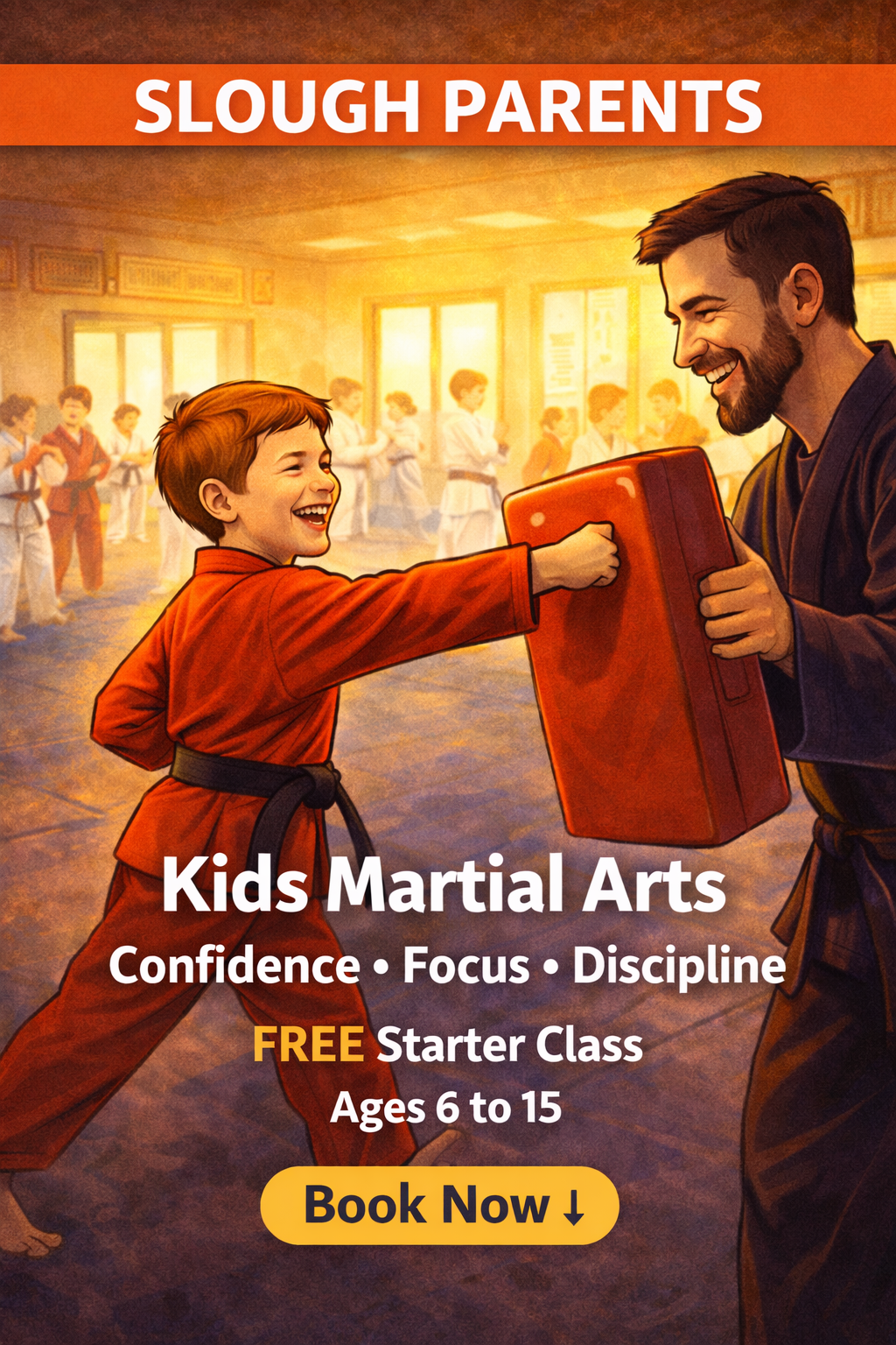 KickFit Martial Arts - Slough Facebook ad from Mar 13, 2026