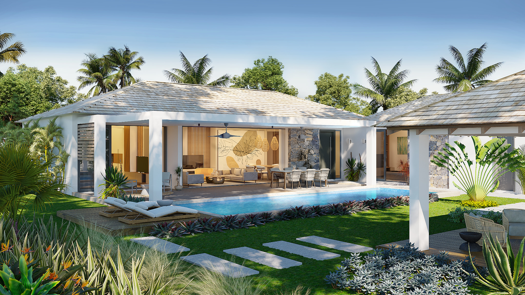 Luxuriel Group Facebook ad: Some reside in Grand Baie.