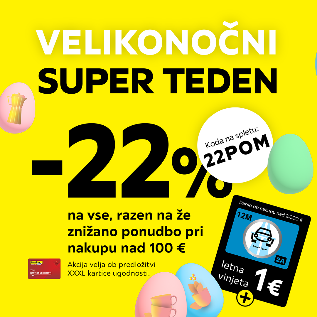 Lesnina XXXL Slovenija Facebook ad