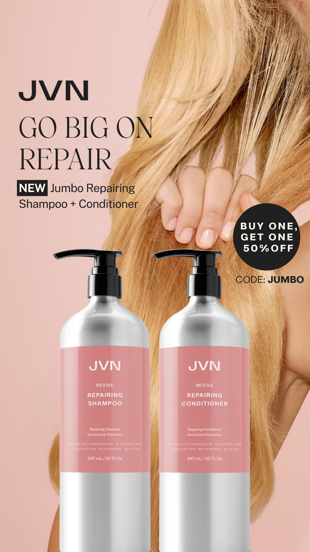 JVN Hair Facebook ad