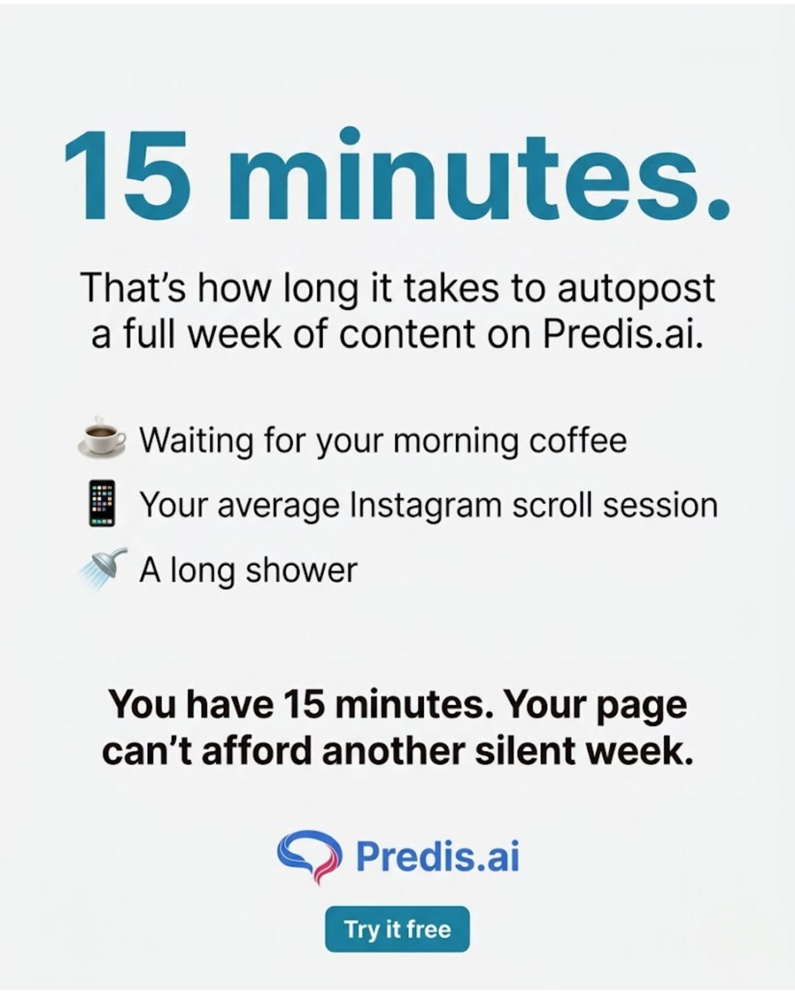 Predis.ai Facebook ad
