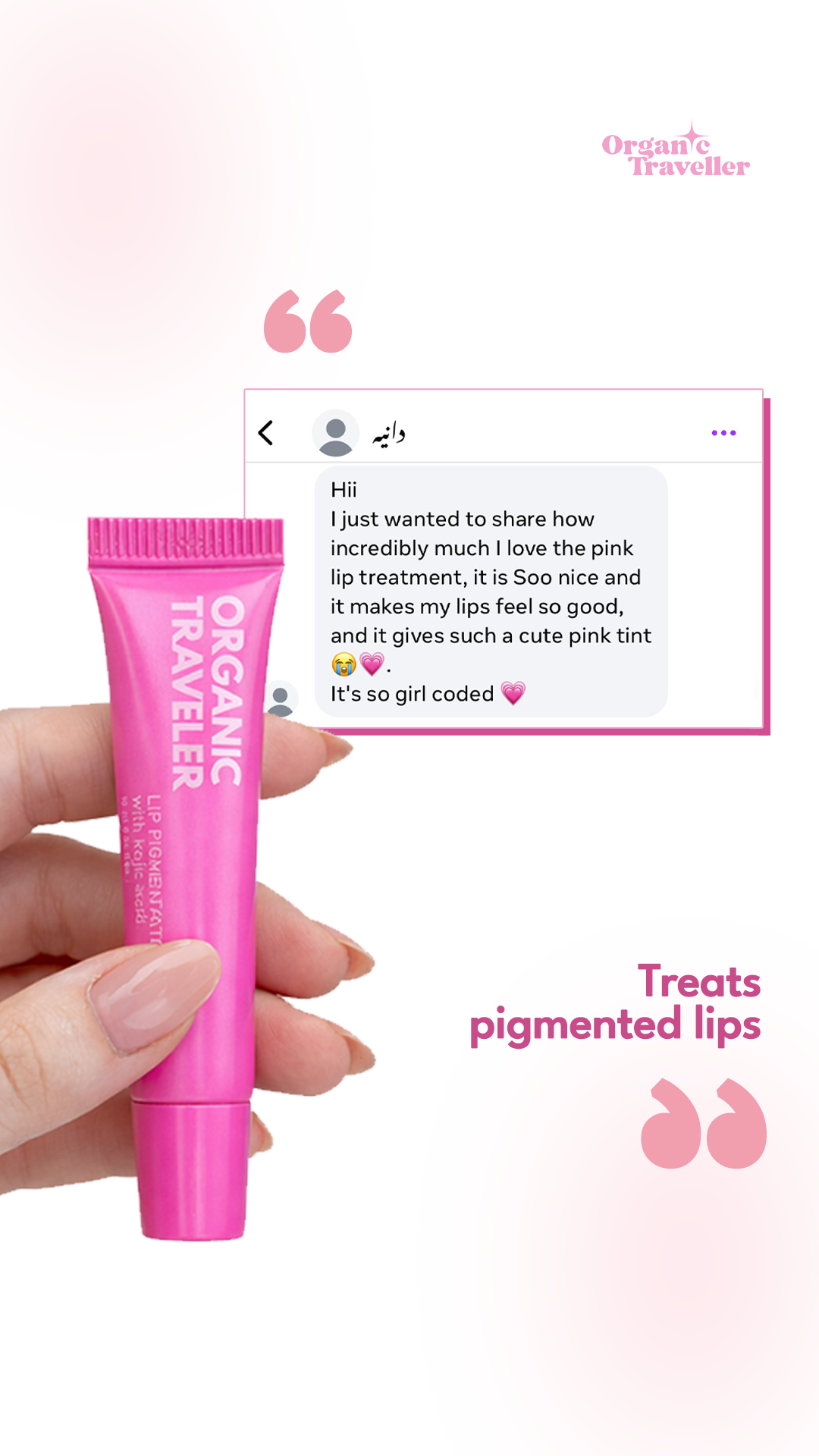 Organic Traveller - Skincare Facebook ad