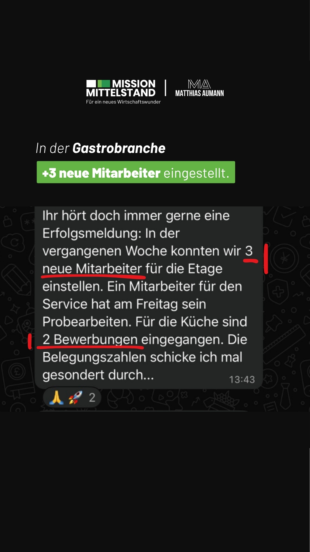 Matthias Aumann Facebook ad: So helfen wir Geschäftsführern aus Handwerk & Mittelstand