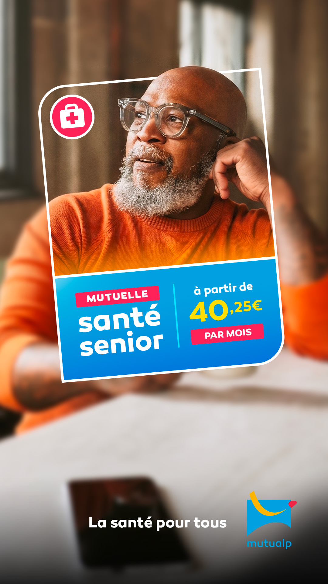 Mutualp Facebook ad: Devis gratuit en ligne
