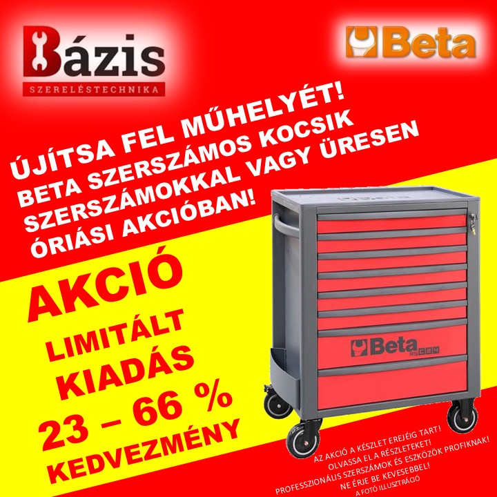 BÁZIS Szereléstechnika Facebook ad: A BÁZIS Szereléstechnika webáruház limitált akciós kínálata