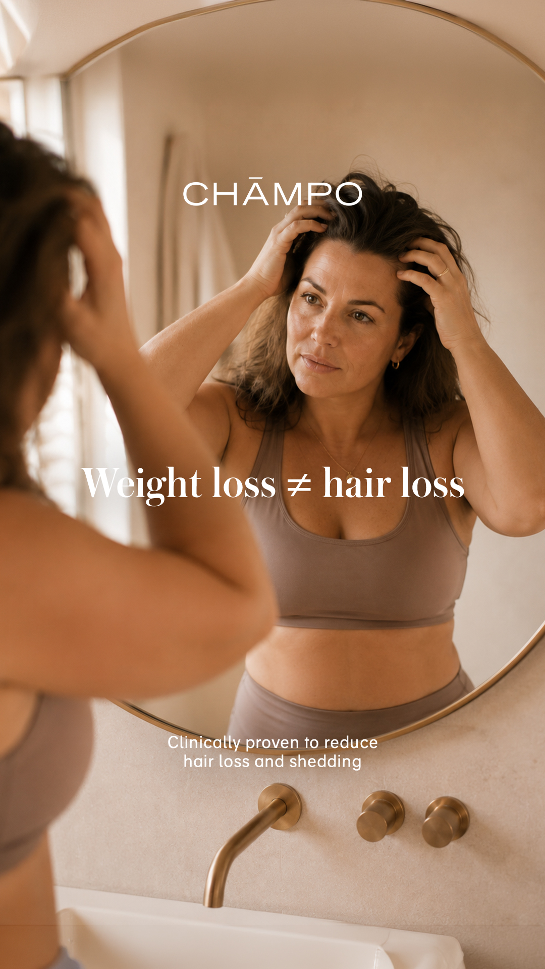 Chāmpo Haircare Facebook ad