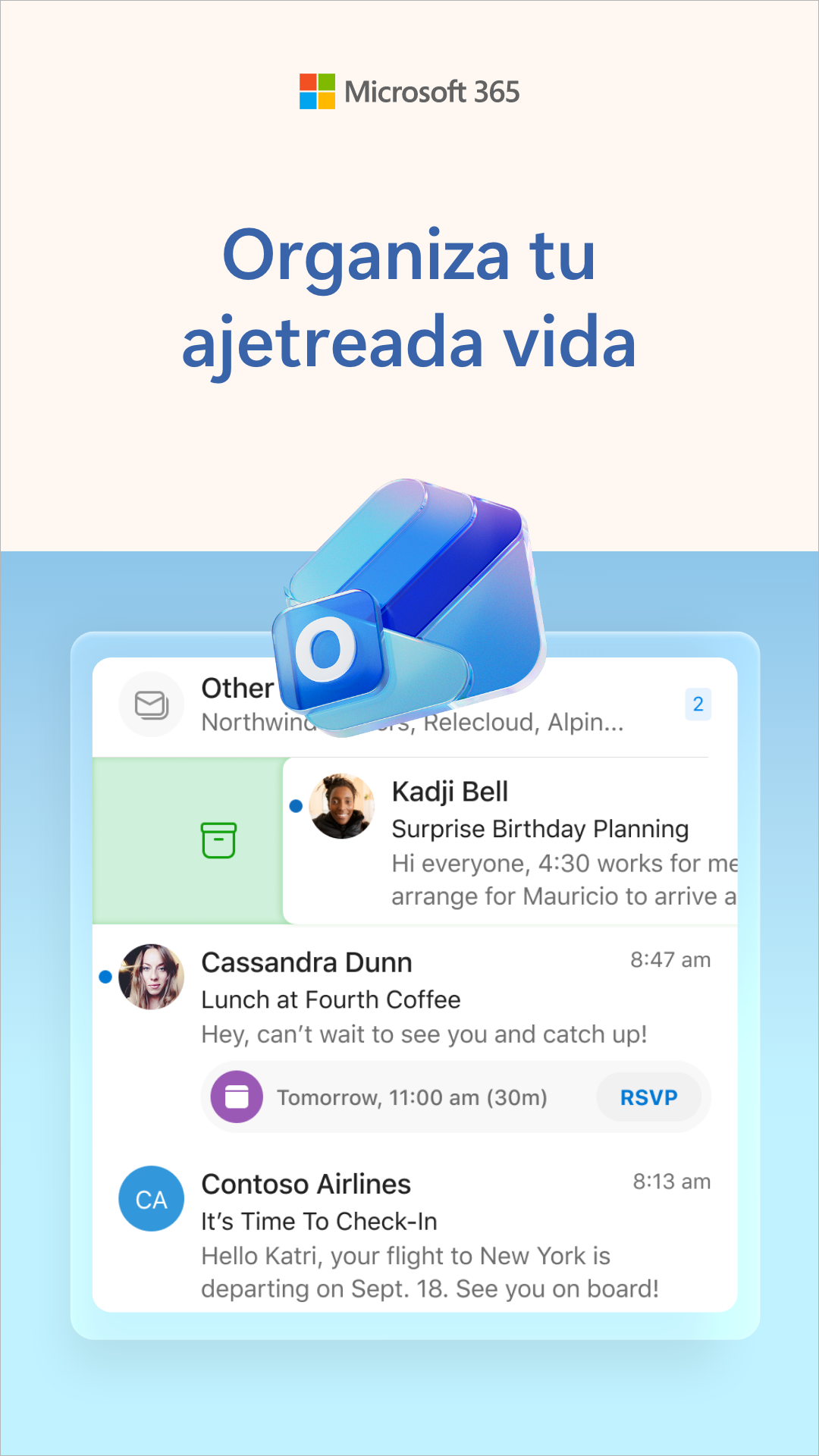 Microsoft 365 Facebook ad from Apr 1, 2026