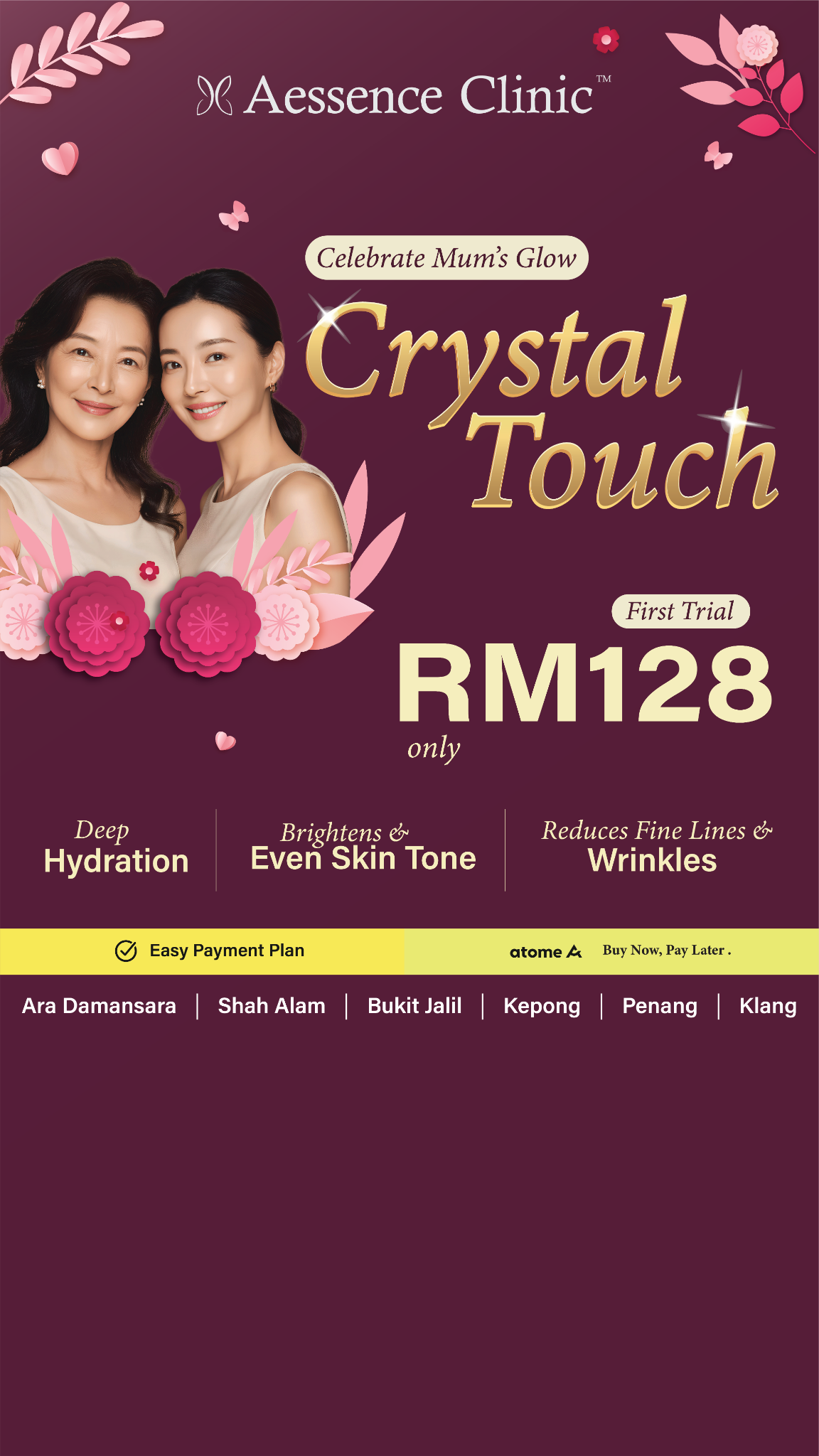 Aessence Clinic Facebook ad from Jun 9, 2026