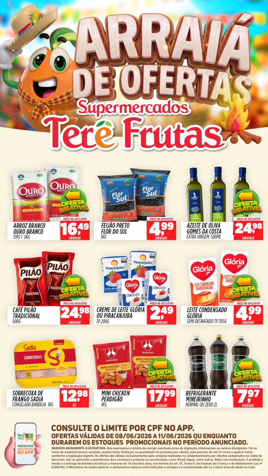 Super Terê Frutas Petrópolis Facebook ad
