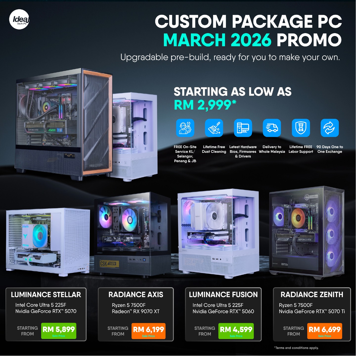 IDEAL TECH PC Facebook ad: Pause for a moment!