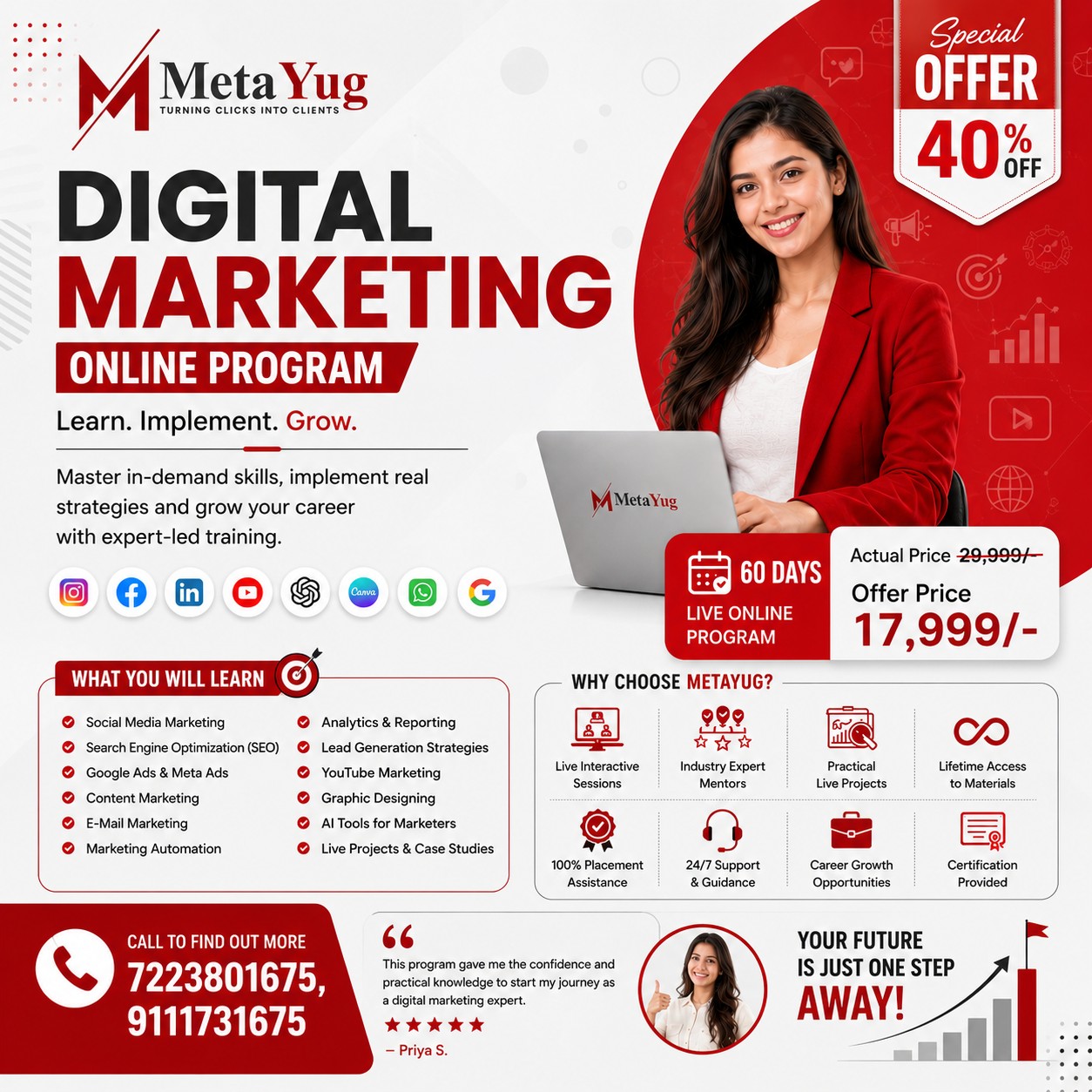 MetaYug Facebook ad
