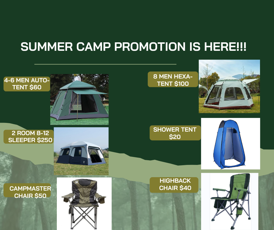 CampDepot Facebook ad: Chat with us