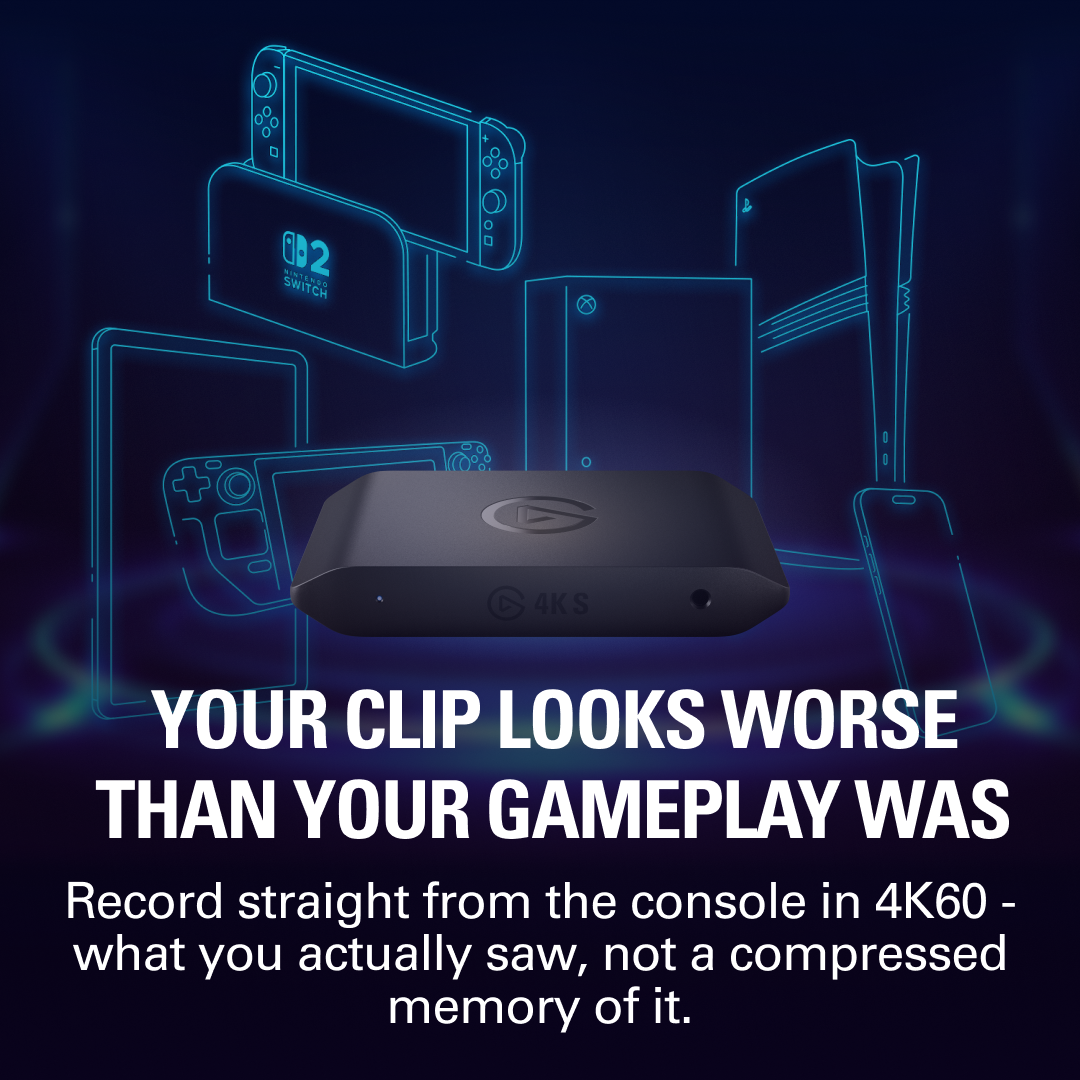 Elgato Facebook ad: CLIPS THAT HIT DIFFERENT