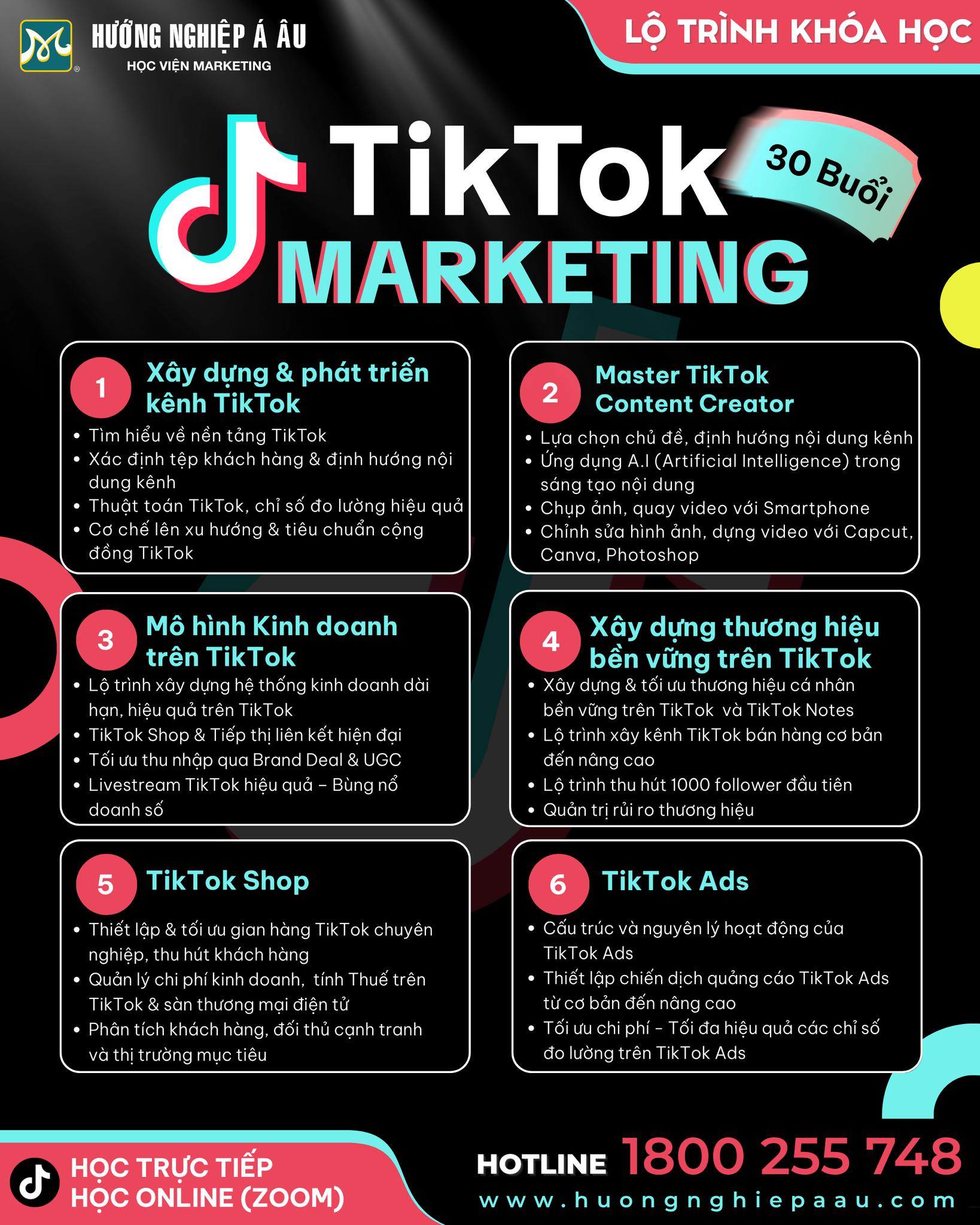 Học Viện Marketing - Hướng Nghiệp Á Âu Facebook ad