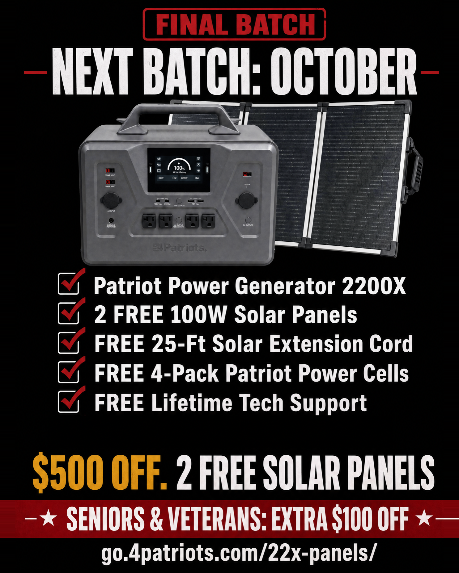 4Patriots Facebook ad